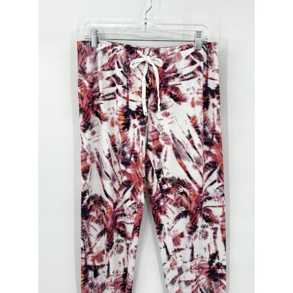 PJ SALVAGE tie dye joggers pants lounge pajamas bottoms comfy colorful M - Picture 2 of 7